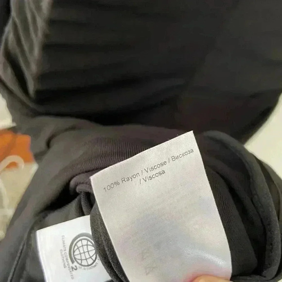 NWT Ganni Viscose Jersey Square Neck Dress LBD size 34 T2612 - Picture 7 of 13